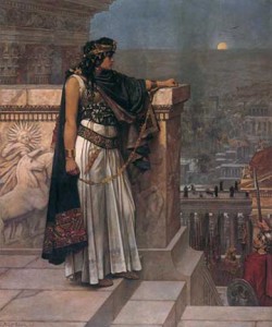 Queen Zenobia's Last Look Upon Palmyra - Herbert Schmalz