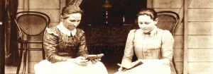 Harriett Pettifore Brims,Two Women Reading on a Veranda at Ingham, 1903