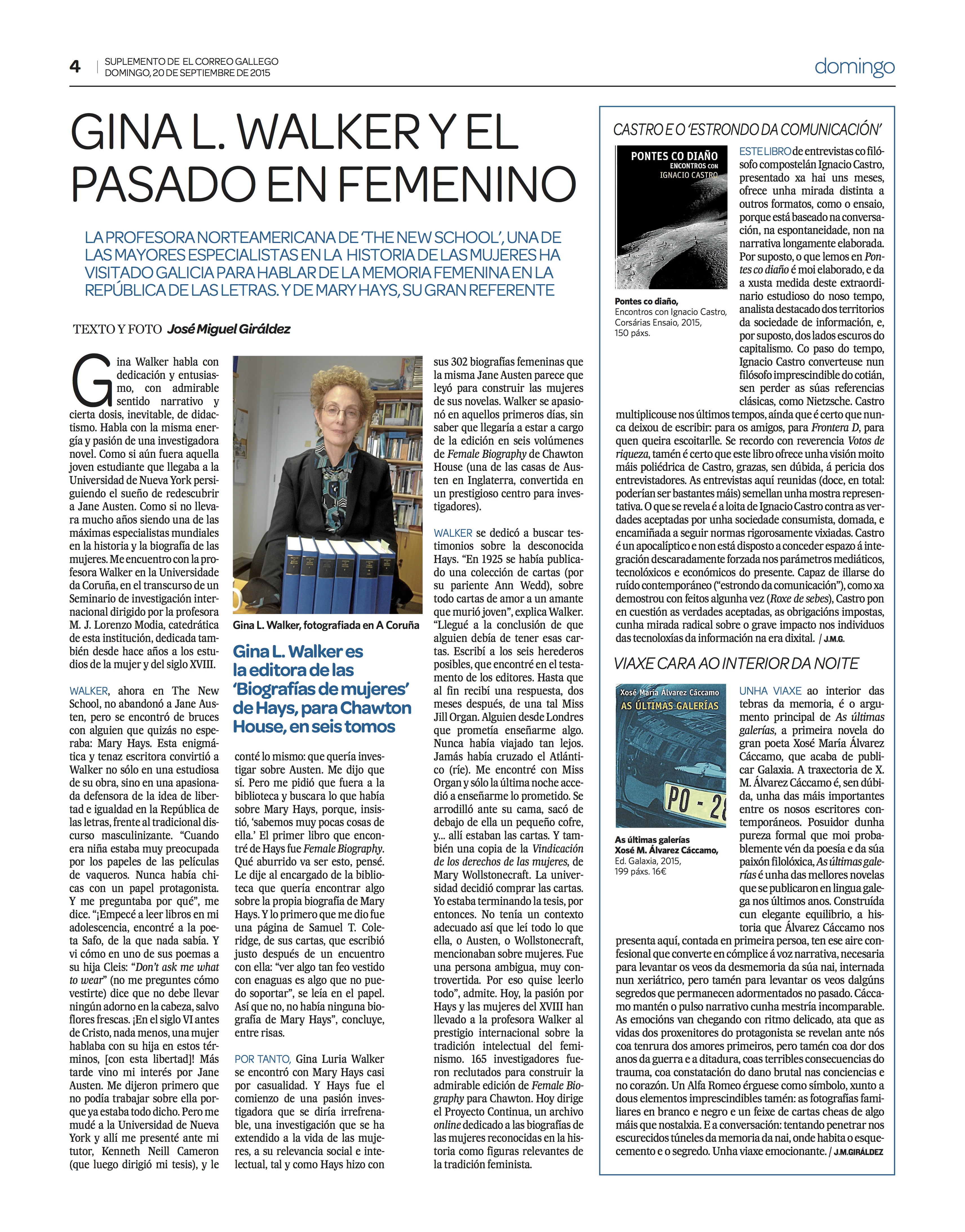 El Correo Gallego Interview