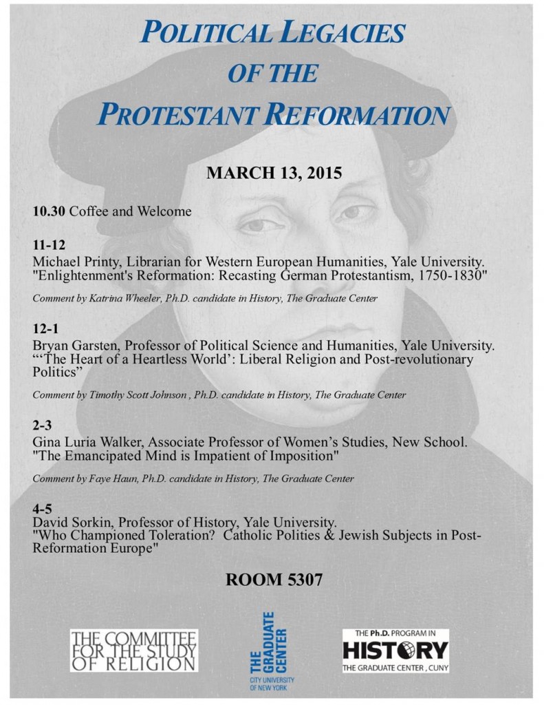 Political Legacies of the Protestant Reformation