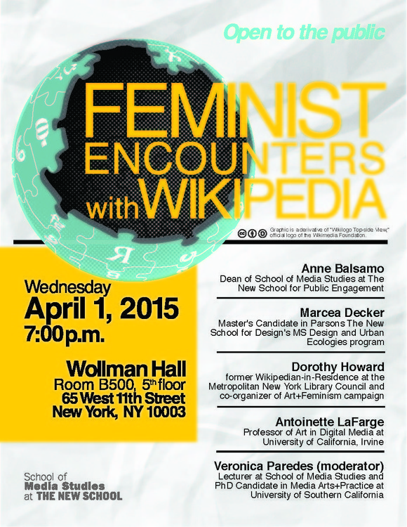 Feminist Encounters with Wikipedia